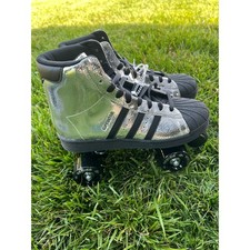 Adidas Superstar 82 Skate Roller Skates Silver Metallic JH5522 Wmns 8.5 NWT