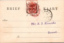 BH _GOLDPATH: Netherlands postal card 1929 BH012_P02