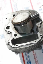 1974-78 HONDA XL350 OEM ENG. #XL350E-300727 CYLINDER BARREL W/PISTON (SEE BELOW)