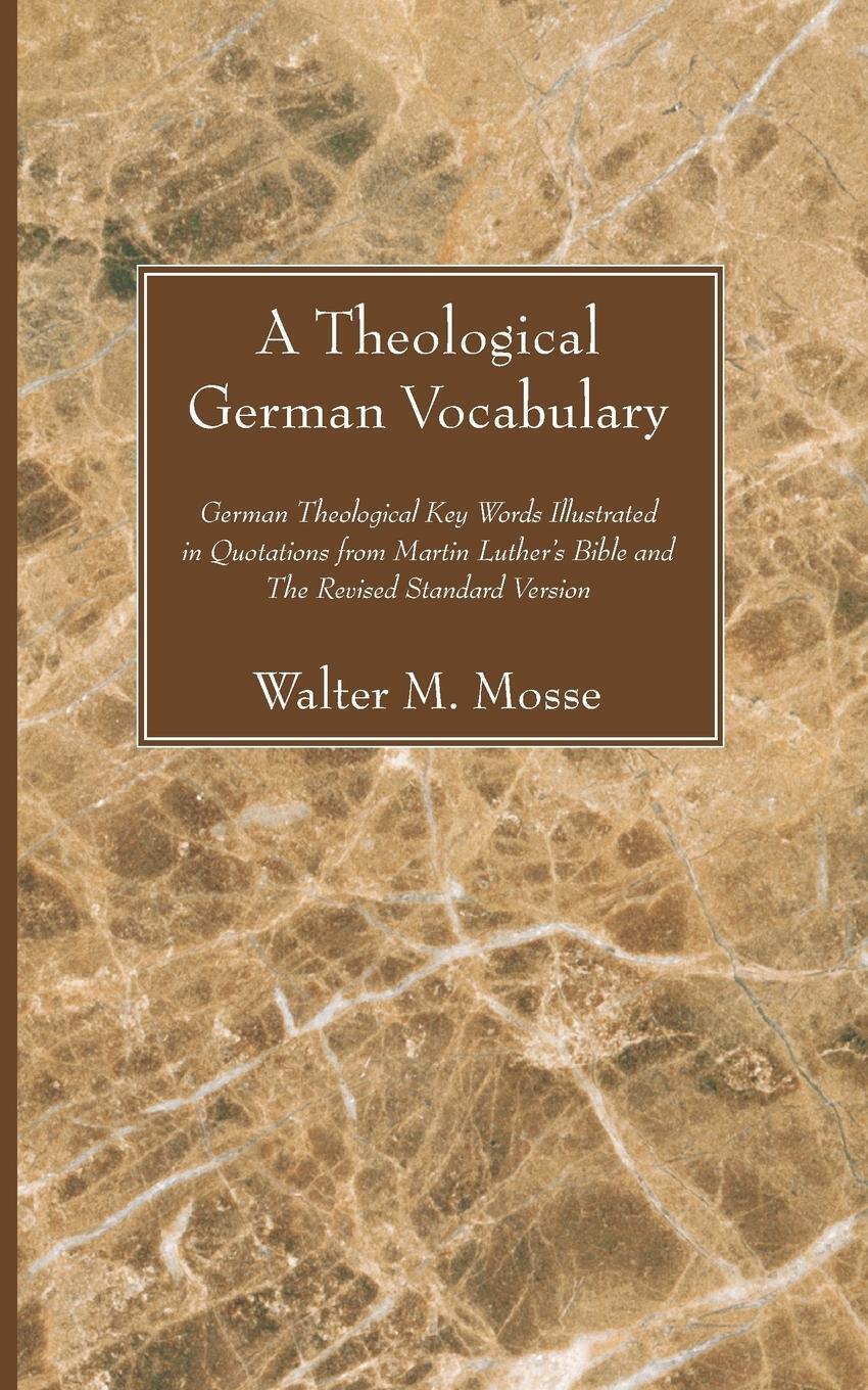 Thumbnail - A Theological German Vocabulary Walter M. Mosse Taschenbuch Paperback
