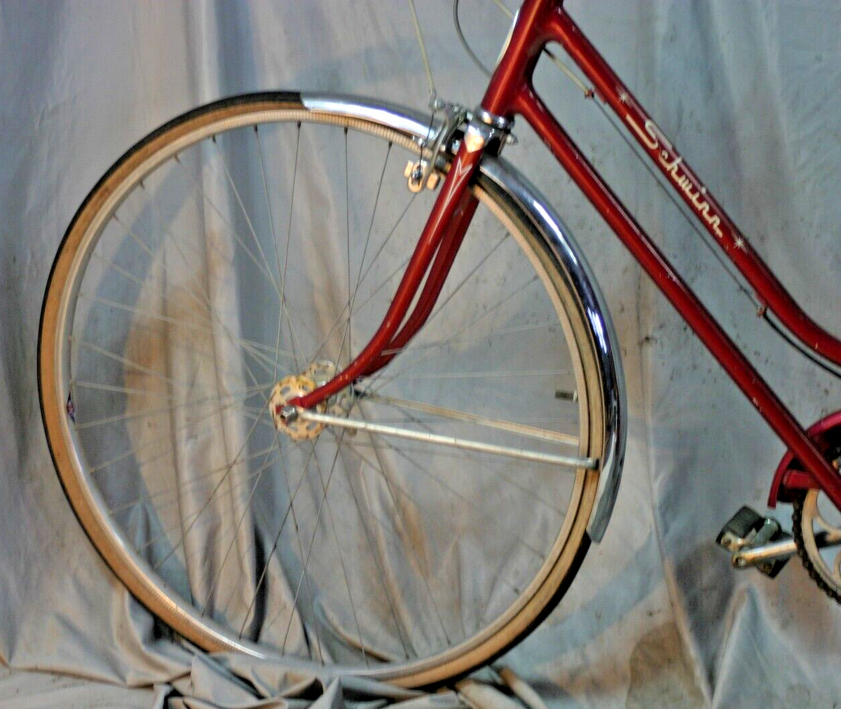 Vélo Cruiser Schwinn Collegiate 1965 - Taille XS 49cm - Violet - 5 Vitesses - USA