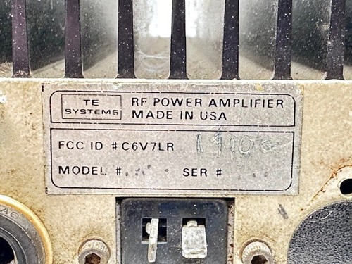 Amplificateur de puissance TE Systems 144 200X modèle 1410G 144-148Mhz - Photo 7/7