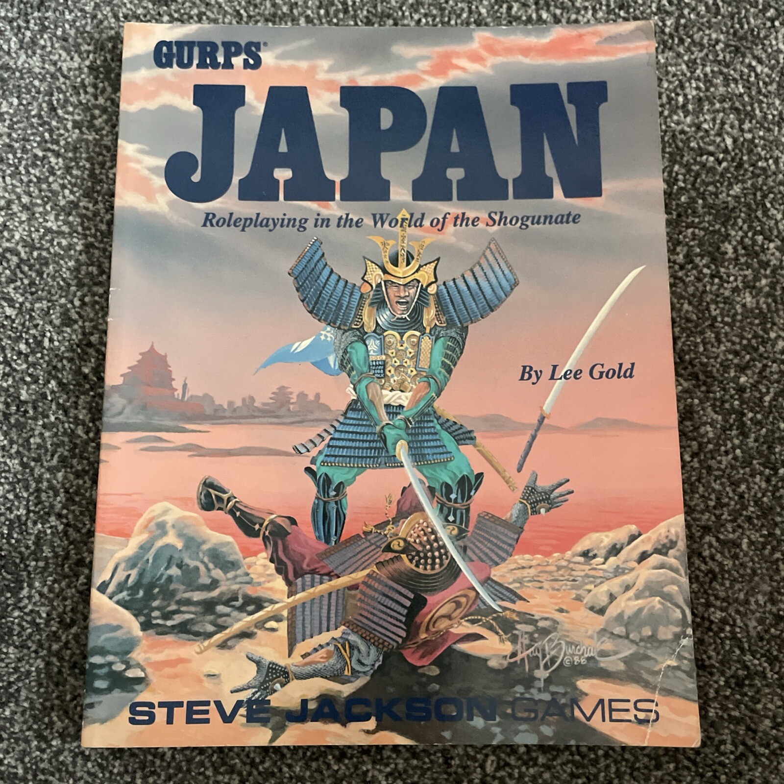 Japan SJG Lee Gold 1988 First Edition Steve Jackson Games GURPS IDTV