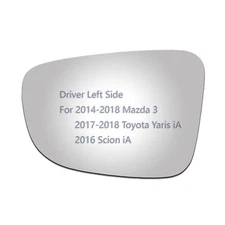 Mirror Glass Fit 2014-2018 Mazda 3 Driver Side LH Replacement View