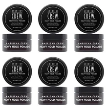 American Crew Heavy Hold Pomade, 3oz (Pack of 6)