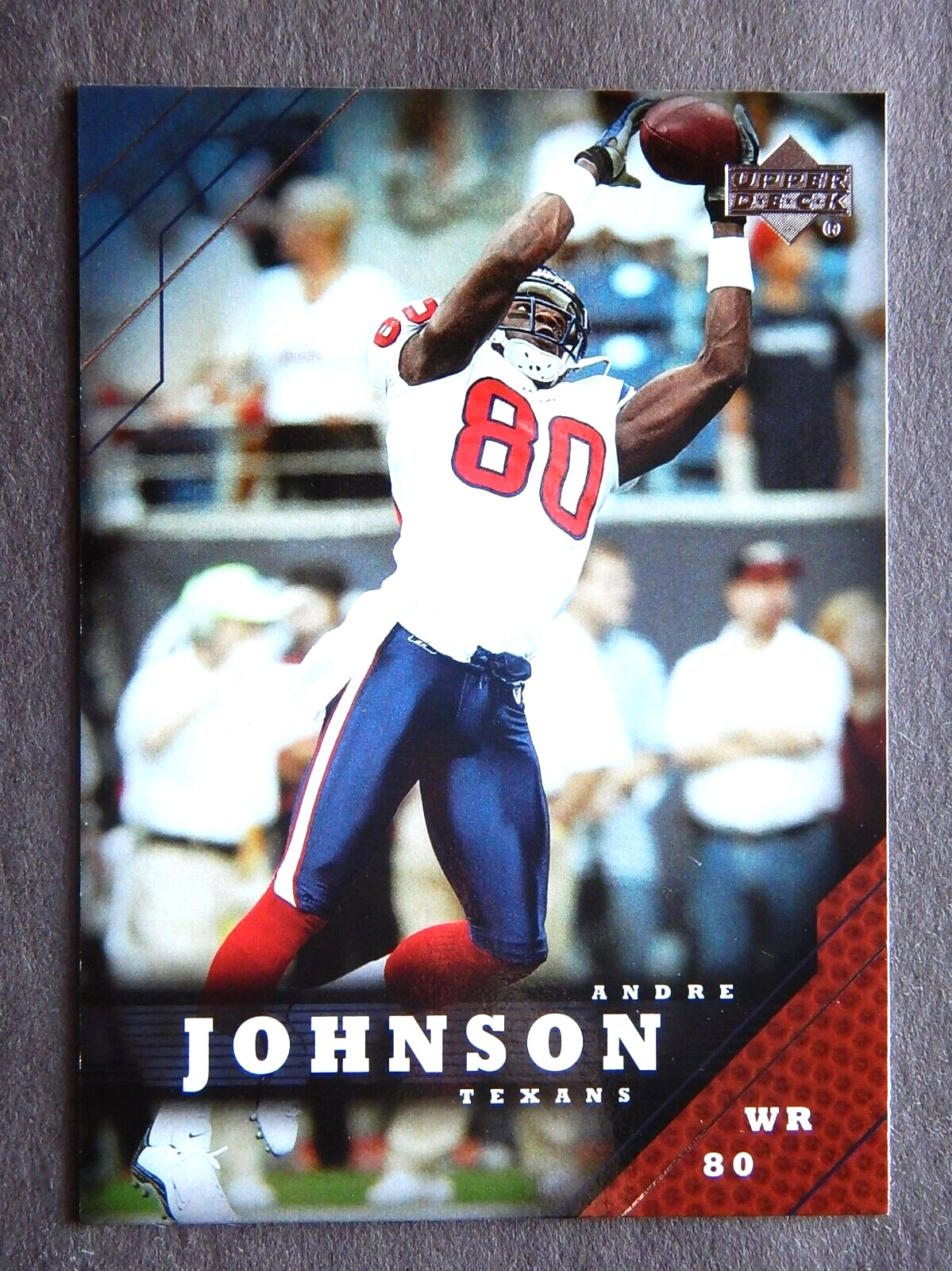 Andre Johnson #75 Upper Deck 2005 Football Card (Houston Texans) 