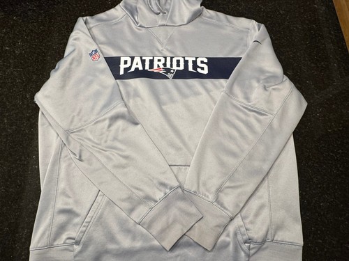NFL Nike Men's New England Patriots On-Field Coaches Players Hoodie XL Sweater - Picture 16 of 20
