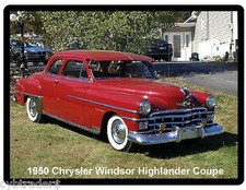 1950 Chrysler Windsor Highlander Coupe Auto Refrigerator Magnet
