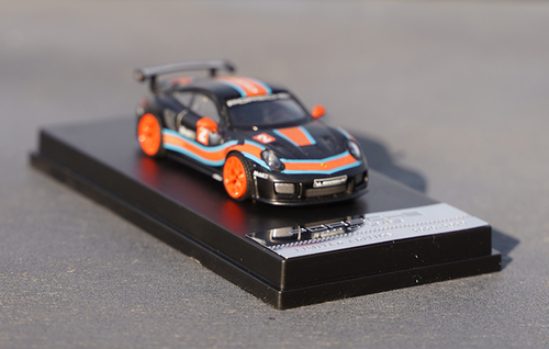 1/64 Alloy casting car model Porsche 911 GT2 RS limited edition black - Picture 3 of 5