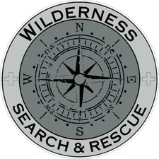 Wilderness Search & Rescue Reflective Decal Sticker Paramedic Fire Fighter EMT