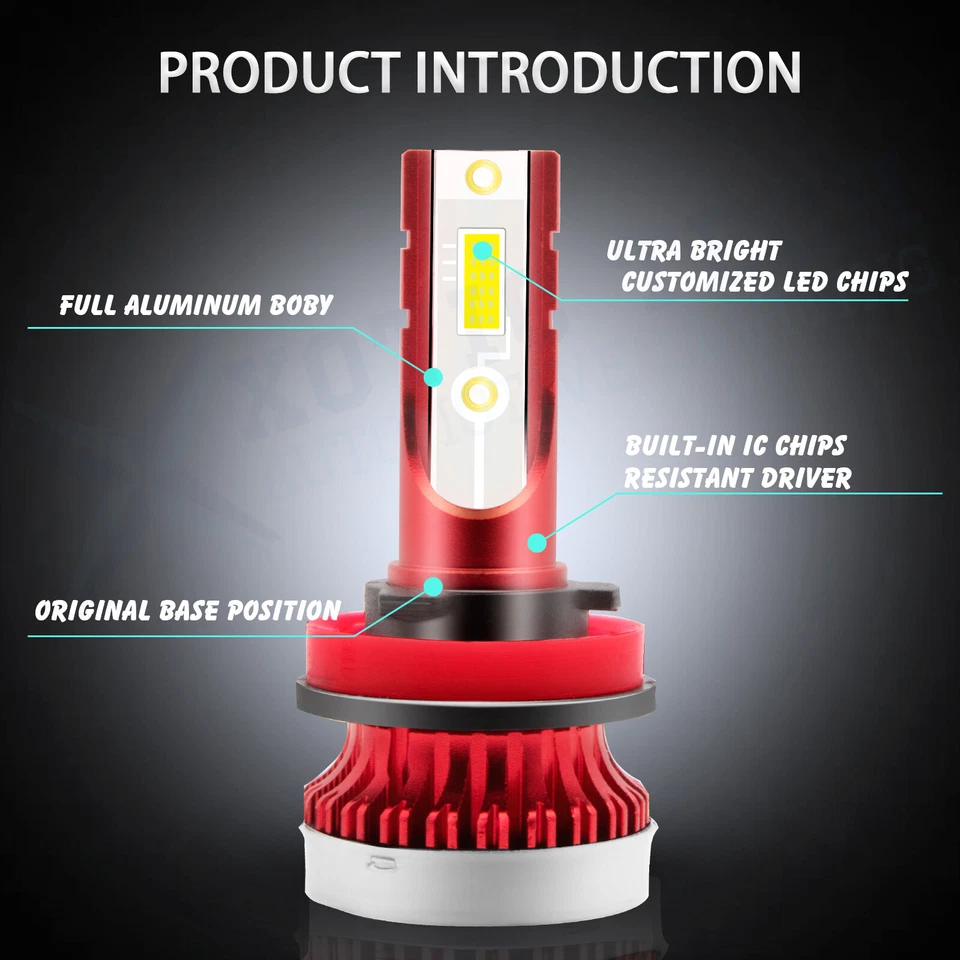 6000K Xenón Blanco COB LED 100W Bombillas Antiniebla Para Audi A3 A4 A5 A6 A8 Q5 TT S5 Foto 2 de 4