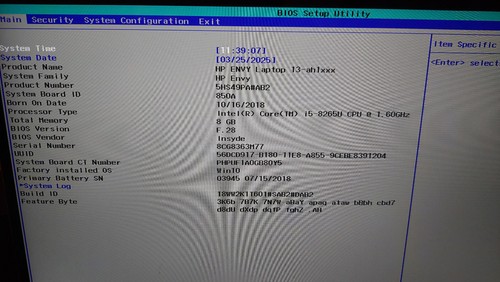 HP Envy 13-AH1002TU 8Gb Ram, 360GB SSD - Picture 3 of 7