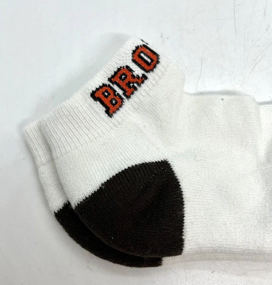 Calcetines al tobillo NFL Cleveland Browns para hombre talla: 10-13 nuevos con etiquetas Reebok Foto 2 de 4