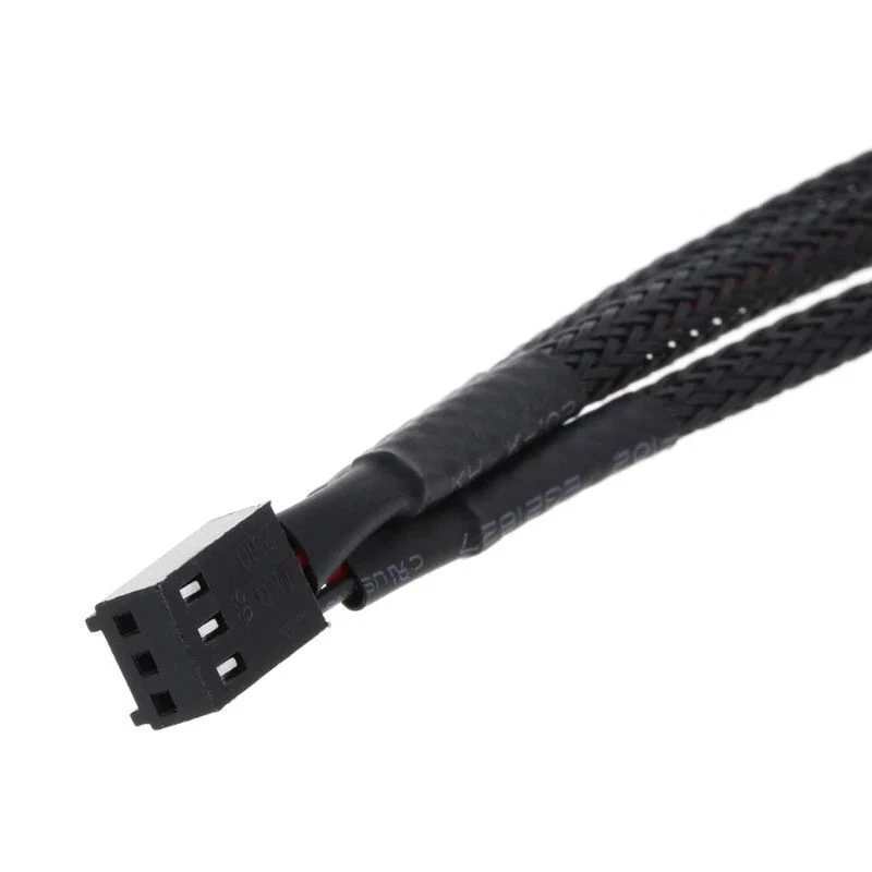 Lüfter Verteiler Splitter 1x Buchse 3x Stecker PWM Y Kabel 4 PIN Adapter 30CM - Bild 3 von 4