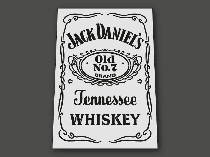 Jack Daniels Logo Stencil