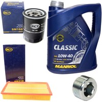 MotoröL Filter Set 10W40 5 Liter + ÖLablassschraube FüR Citroen Jumpy Fiat Scudo