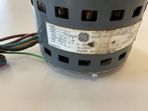 BRYANT CARRIER PAYNE HC41SE115 1/3 HP 115V 1075 RPM 4 SPEED MOTOR 5KCP39GGB851S