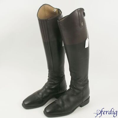 Cavallo Lederreitstiefel Junior Jump, braune Stulpen, 39-49H