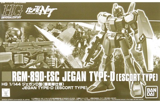 BANDAI HGUC 1/144 RGM-89D-ESC JEGAN TYPE-D ESCORT TYPE Model Kit