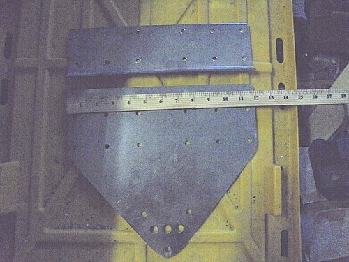 Latham Marine Racing HEAVY SS Trim Tab PLACA DE MONTAJE K Plane Kiekhaefer12" W - Imagen 2 de 2