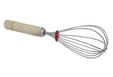Maysternya Ukraine Stainless Steel Whisk with Wooden Handle