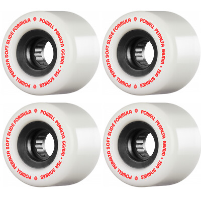 Powell Peralta Longboard Wheels Snakes White 66mm 75A Super