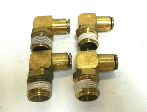 EATON MALE ELBOW 3/8 QUICK CONNECT 1869X6X83 ***LOT OF 4***