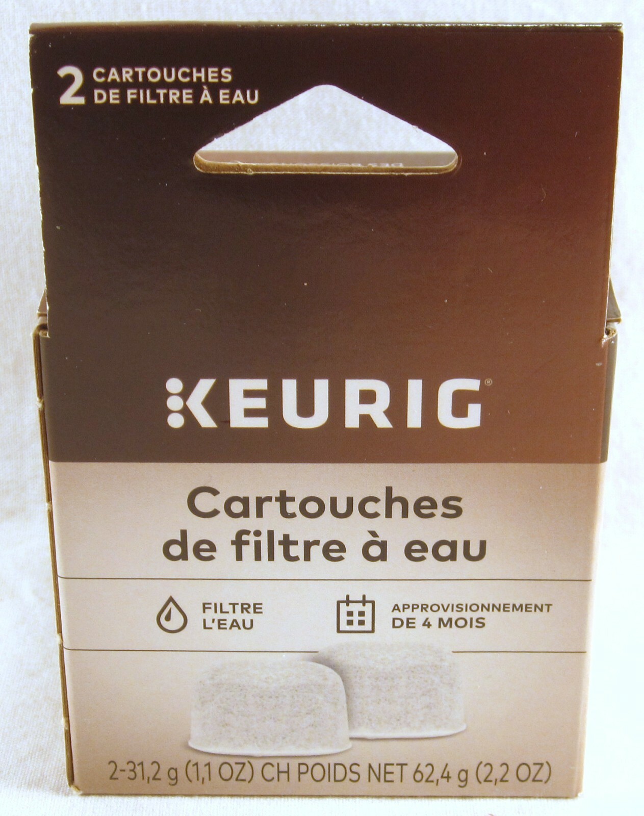 Replacement Keurig Water Filters - 12 Pack Cartridges For Keurig 2.0 Coffee Makers, Charcoal Filtration