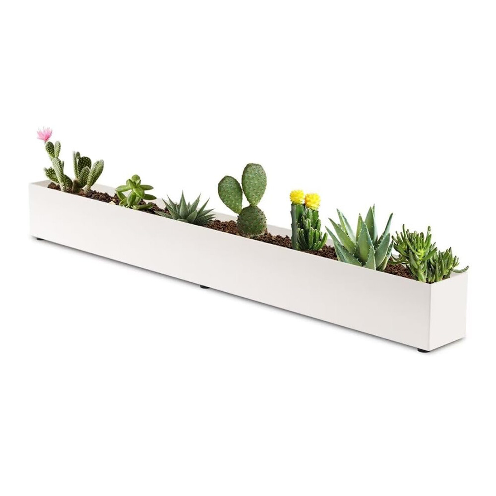 Window Sill Planter Box 32" x 3.25" x 3.5" Rectangle Planter Long Window  Planter | eBay