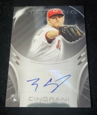 TONY CINGRANI 2013 Bowman Sterling Reds Rookie RC Auto Revelations Card. rookie card picture