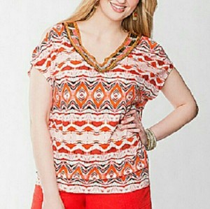 lane bryant cold shoulder tops