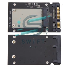 Black Mini Pcie PCI-E SSD mSATA to 2.5" SATA3 Convertor mSATA-SATA Adapter Card