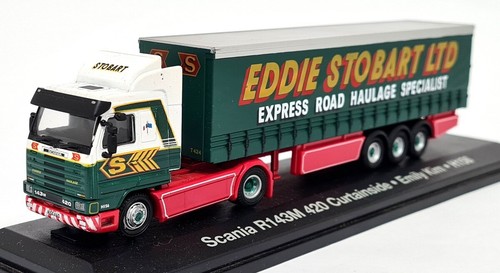 Atlas 1/76 Eddie Stobart R143M 420 Curtainside Emily Kim H156 Diecast Truck - Picture 3 of 5