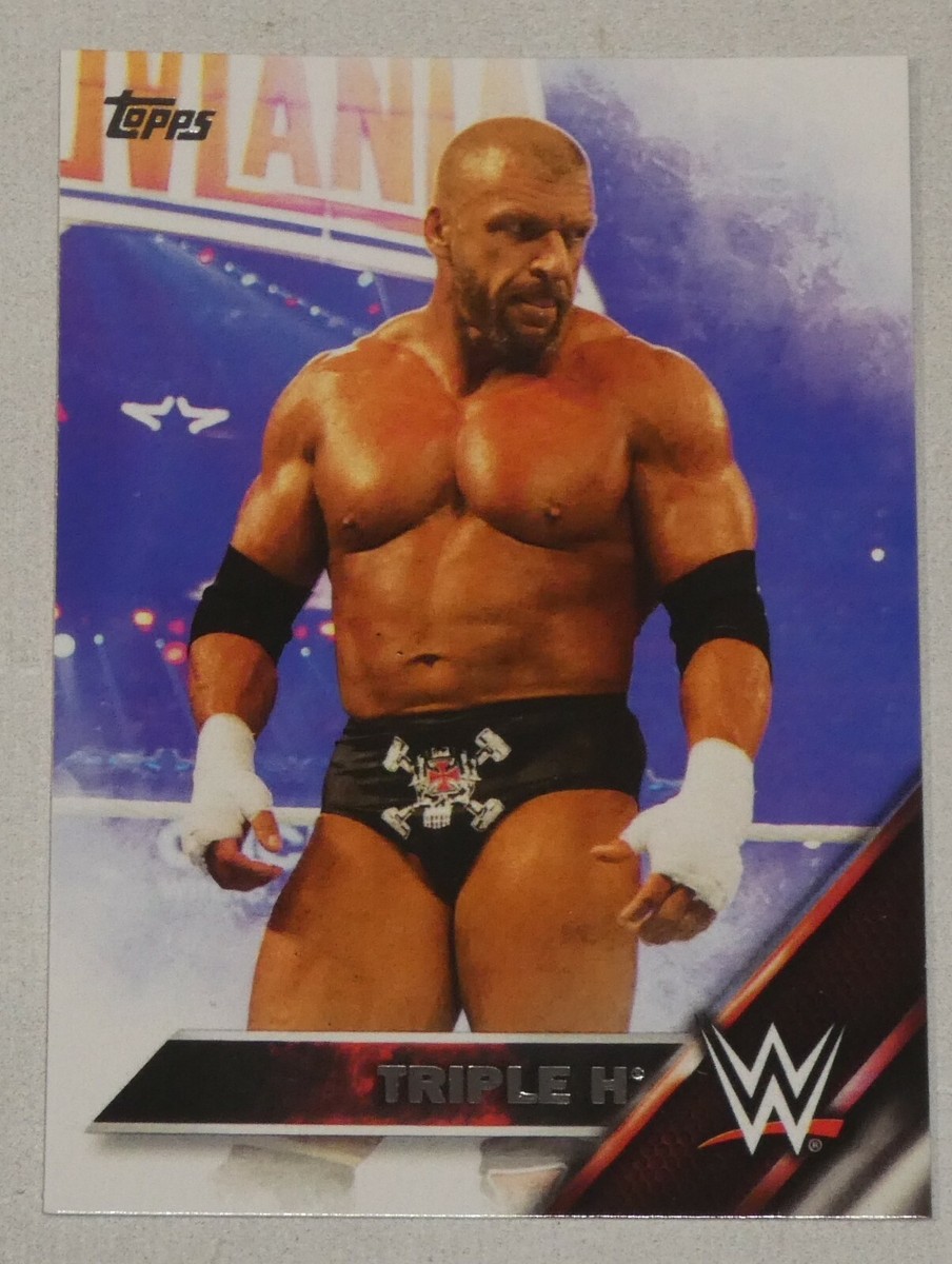 Triple H HHH 2016 Topps WWE Then Now Forever Base Card #149