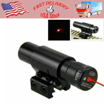 Compact Red Laser Dot Sight with Mount for 20mm-11mm Rail Hunting US