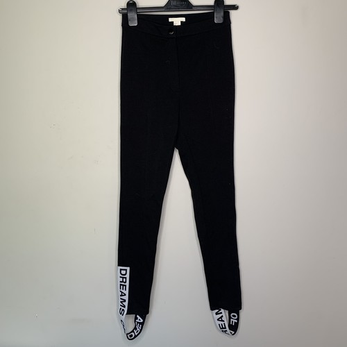 H\u0026M Womens Size 6 Stirrup pants Black 