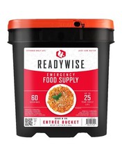 ReadyWise Entree Bucket 60 Servings Mega Variety Emergency Food Supply