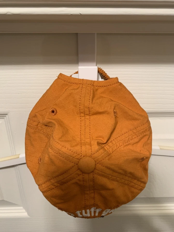 EUC 4T-5T Gymboree boys Mr Tuff Guy Rhino baseball hat cap Orange - Image 3 of 4