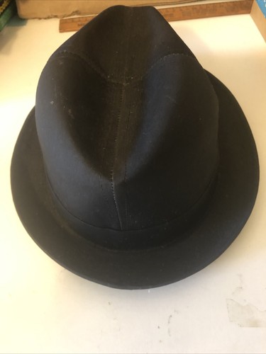 London Fog Black Fedora Hat Men's 