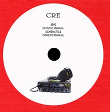 CRE-8900 Repair Service schematic owner manual on 1 dvd in pdf format 