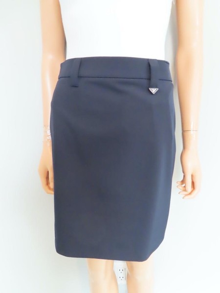 NWT PRADA Navy A-Line Skirt Size 36/US 0 $1,200