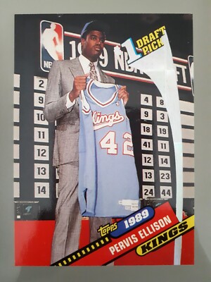 1992-93 Topps Archives 1989 Draft Pick Pervis Ellison #9 Sacramento Kings NBA