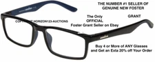 SALE🔥NEW🔥Foster Grant IRONMAN IM2002 Reading Glasses-Black/BLUE-PICK STRENGTH