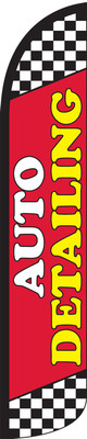 Auto Detailing Windless Full Sleeve Swooper Flag Feather Banner