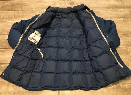 Holubar Expedition Down Blue Puffer Puffy Mens Jacket Coat Size Small Vintage - Picture 4 of 8