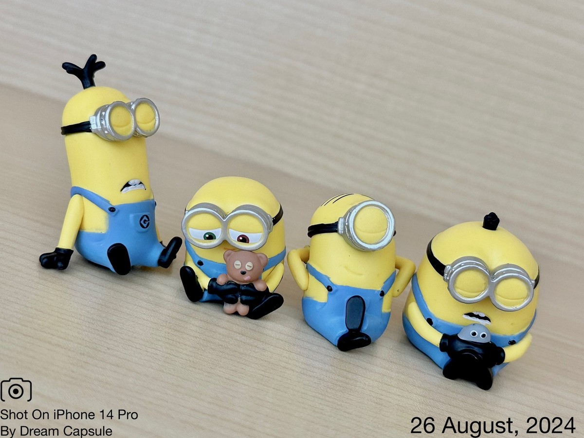 Shoulders Fig. Minions all 4 types set (Gacha Gasha Complete
