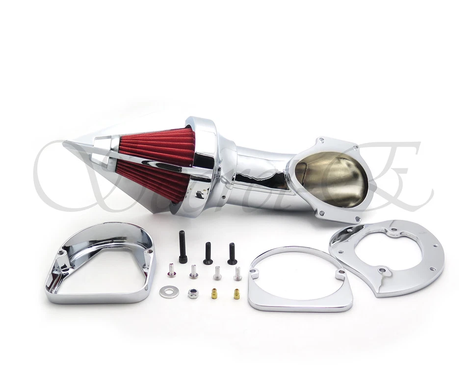 Kits de filtro de admisión de filtro de aire Spirit Ace 750 1998-2013 cromado Foto 2 de 4