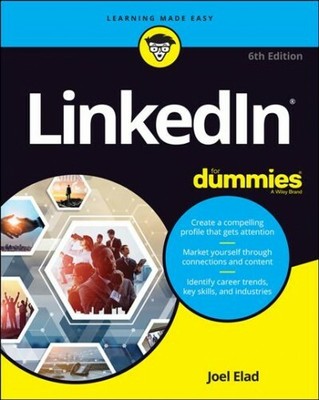 Linkedin for Dummies, Paperback by Elad, Joel, Brand New, Free shipping in th...