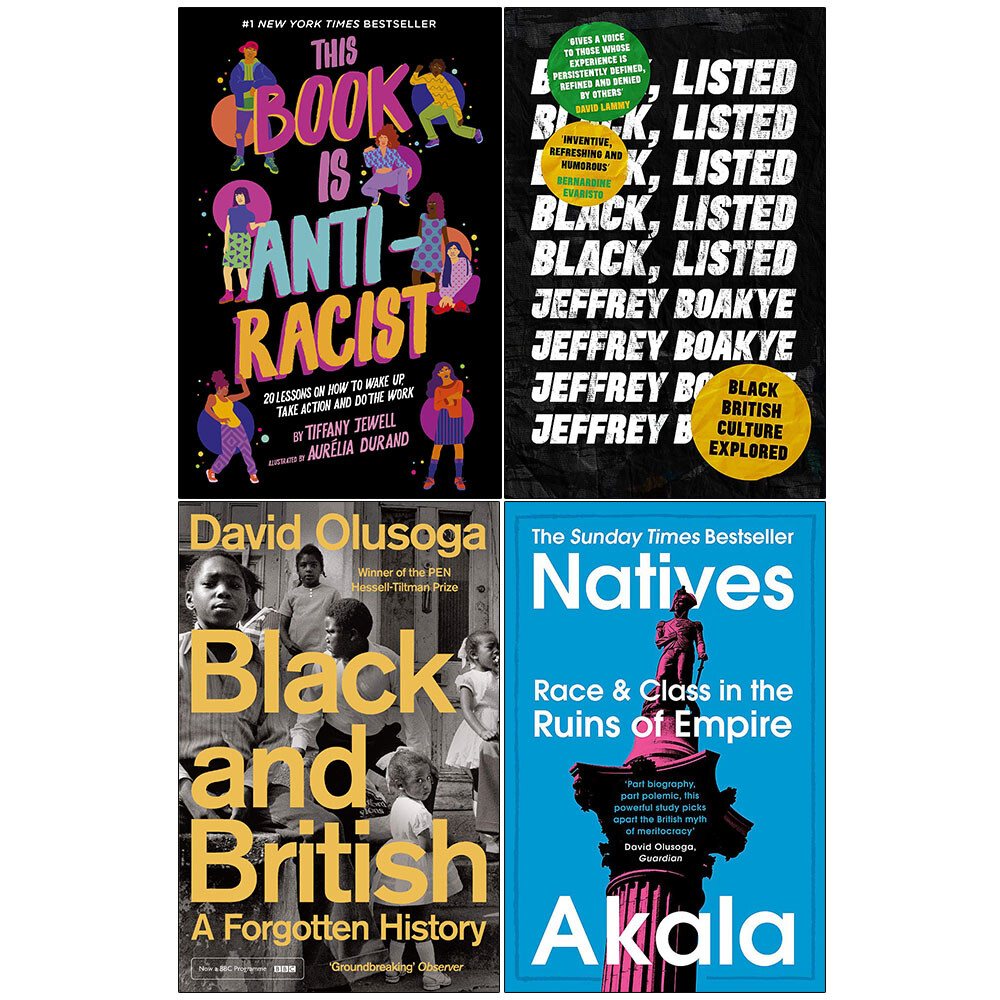 Black listed, Natives, Black and British, Book Is 4 Books Collection Set PB NEW