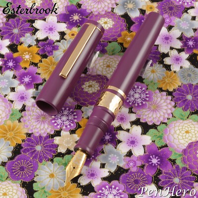 Esterbrook Model J Blackberry Ebonite Fountain Pen Extra Fine